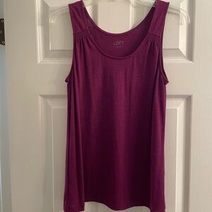 Loft eggplant color tank